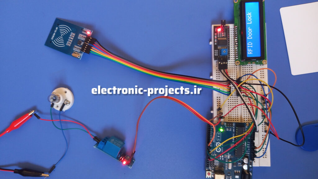 مینی دوره پروژه قفل درب با RFID و آردوینو - پروژه ۴